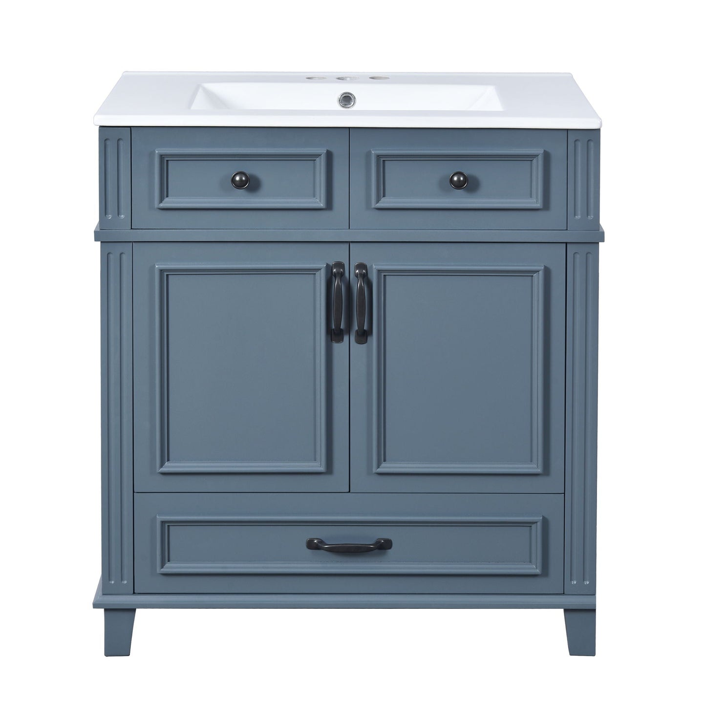 Bathroom Vanity With Sink And Storage Cabinet
