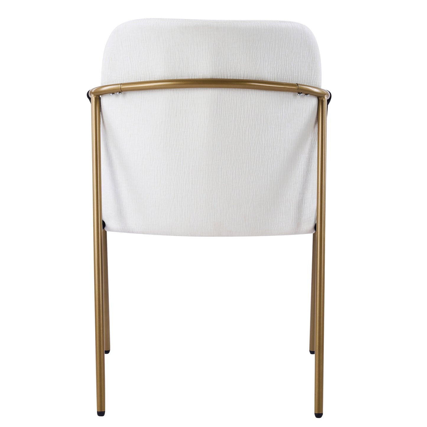 Modern Glam Upholstered Dining Chairs (Set of 2)