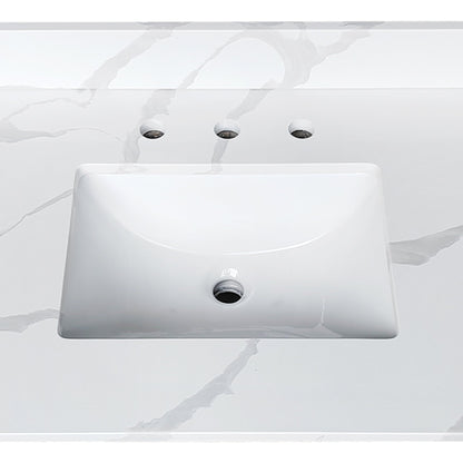 49-Inch Quartz Bathroom Vanity Top