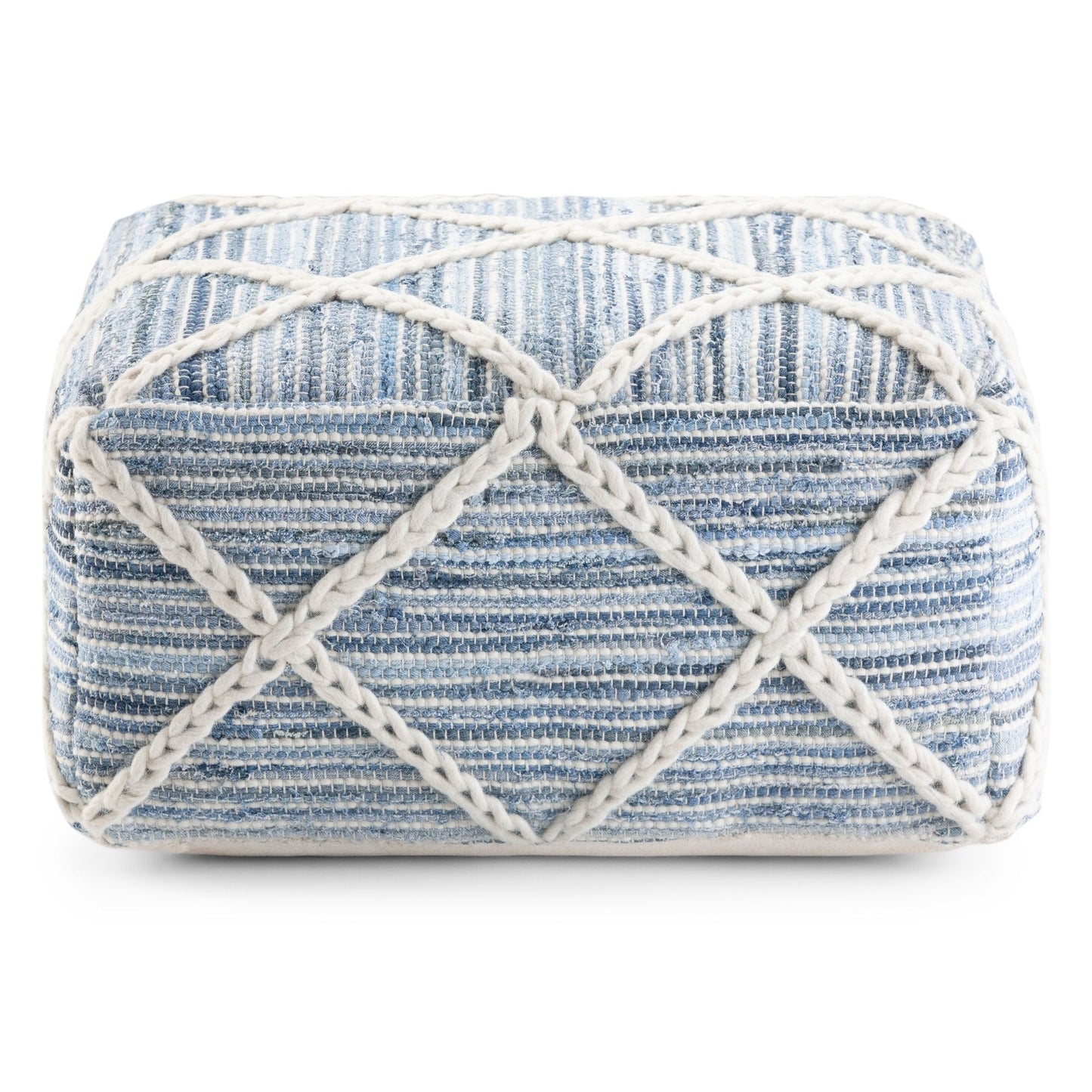 Cowan - Handcrafted Square Pouf