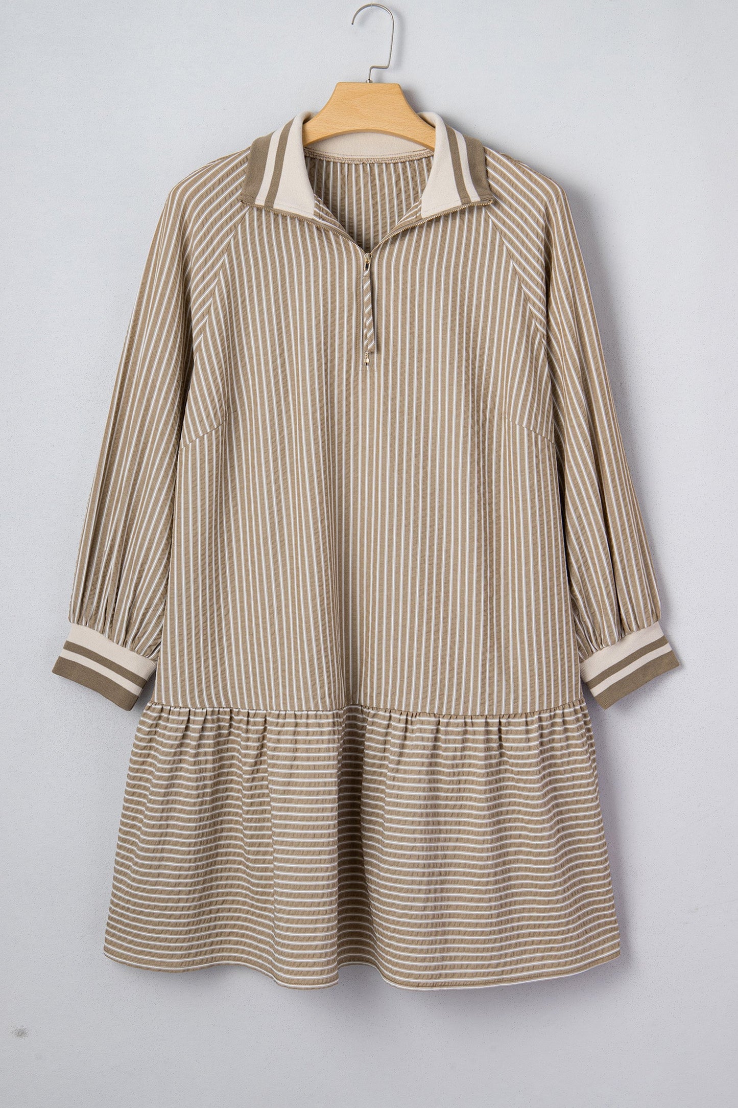 Noor Sleeve Ruffled Mini PLUS Dress