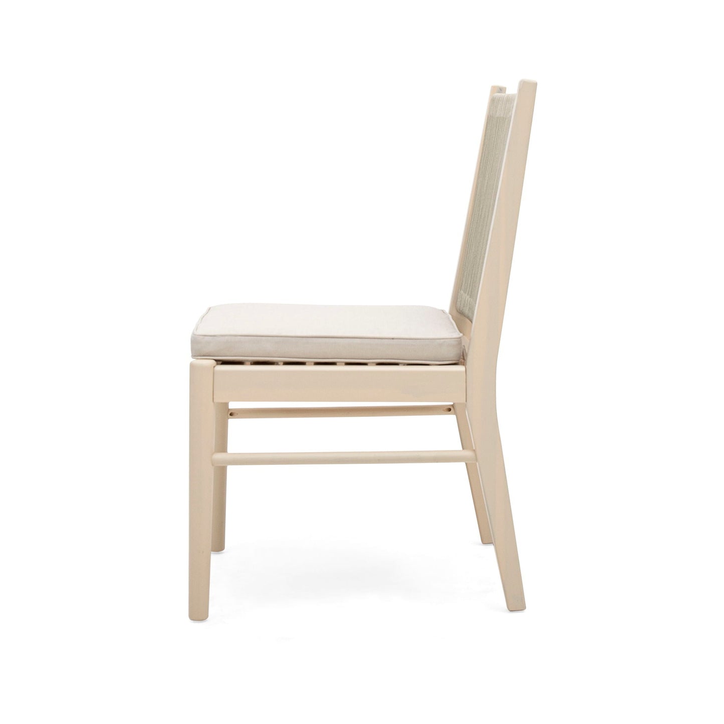 Cordoba Dining Chair Set of 2 - Comfortable Armless Beige Chairs