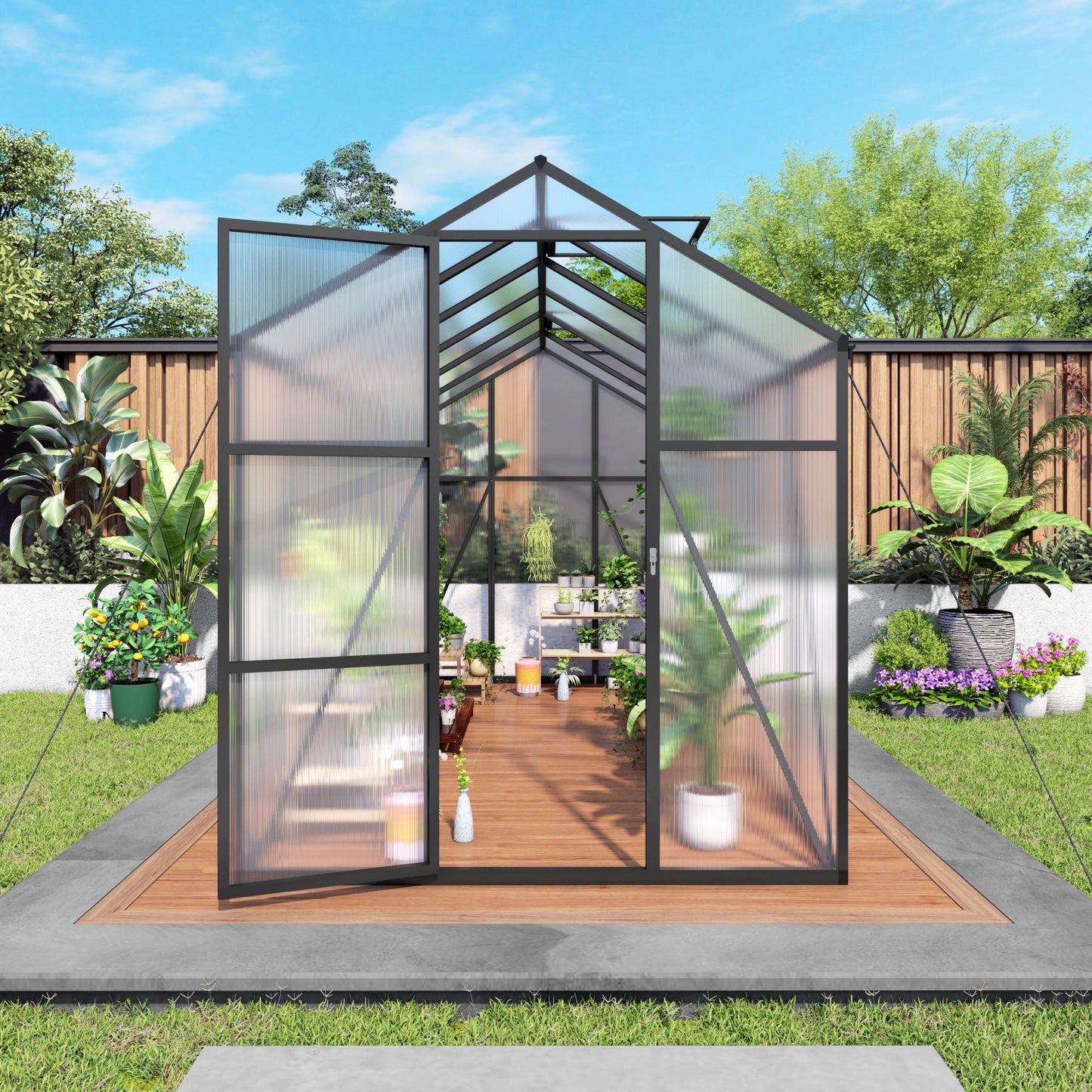 Gain Height Windproof house With Raised Base