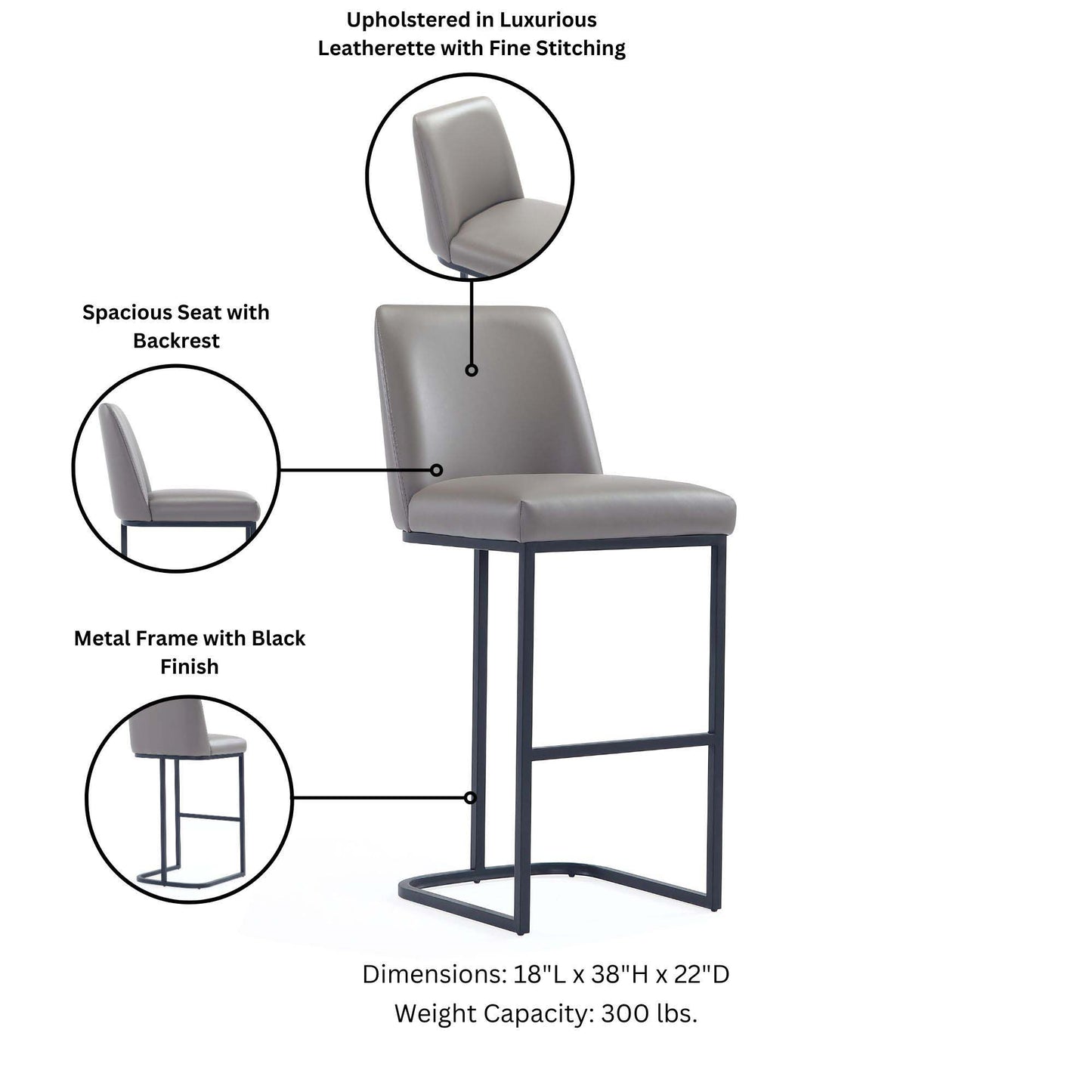 Serena - Counter Stool