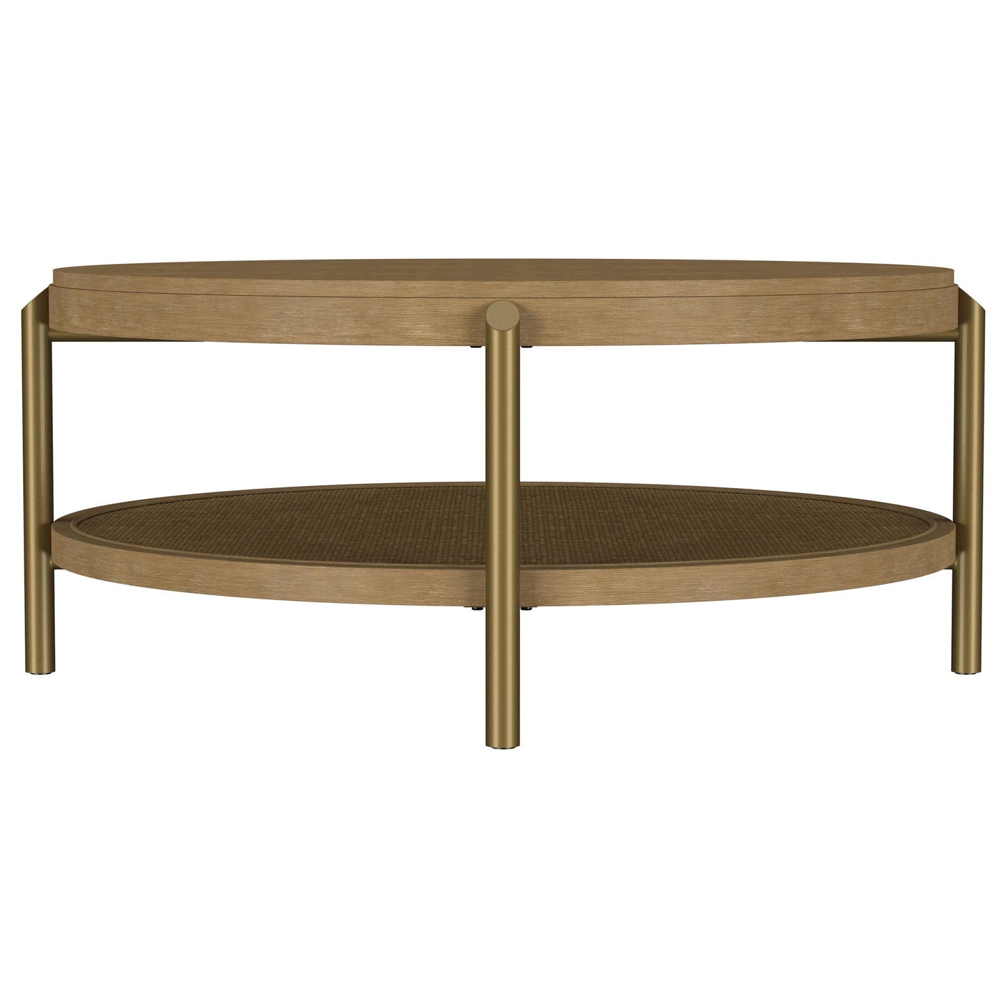 Benson - Round Table With Storage Shelf