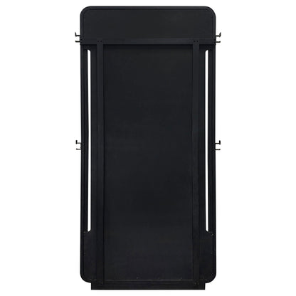 Leandro 76-inch Full Length Floor Mirror Burnished Black