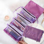 Four-in-one cosmetic bag, makeup bag organizers,Travel makeup bag,Portable travel storage portable toilet bag,