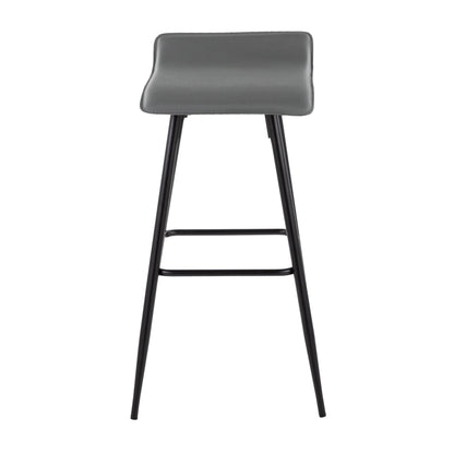 Ale - Contemporary Fixed-Height Bar Stool (Set of 2)