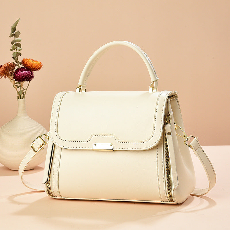 Solid-color Single-shoulder Crossbody Bag Versatile And Stylish
