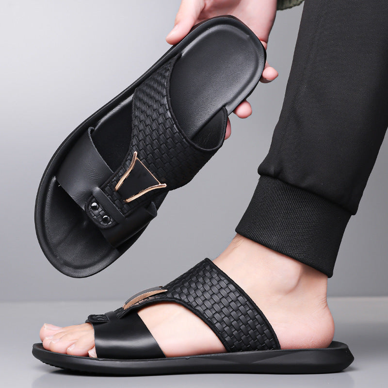 Large-size Mens Beach Sandals For Summer Outdoor Wear