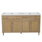 Bathroom Vanity With Double Sink, Large Storage Space