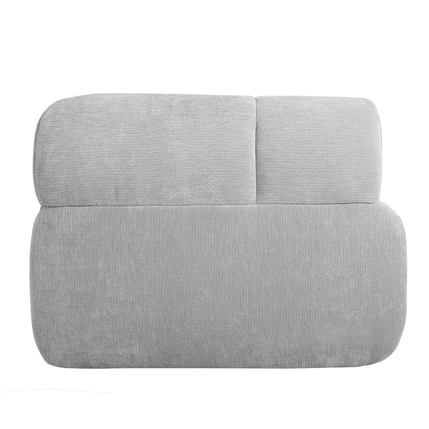 122" Modern L-Shaped Sectional Sofa with High-Density Foam and Chaise Lounge
