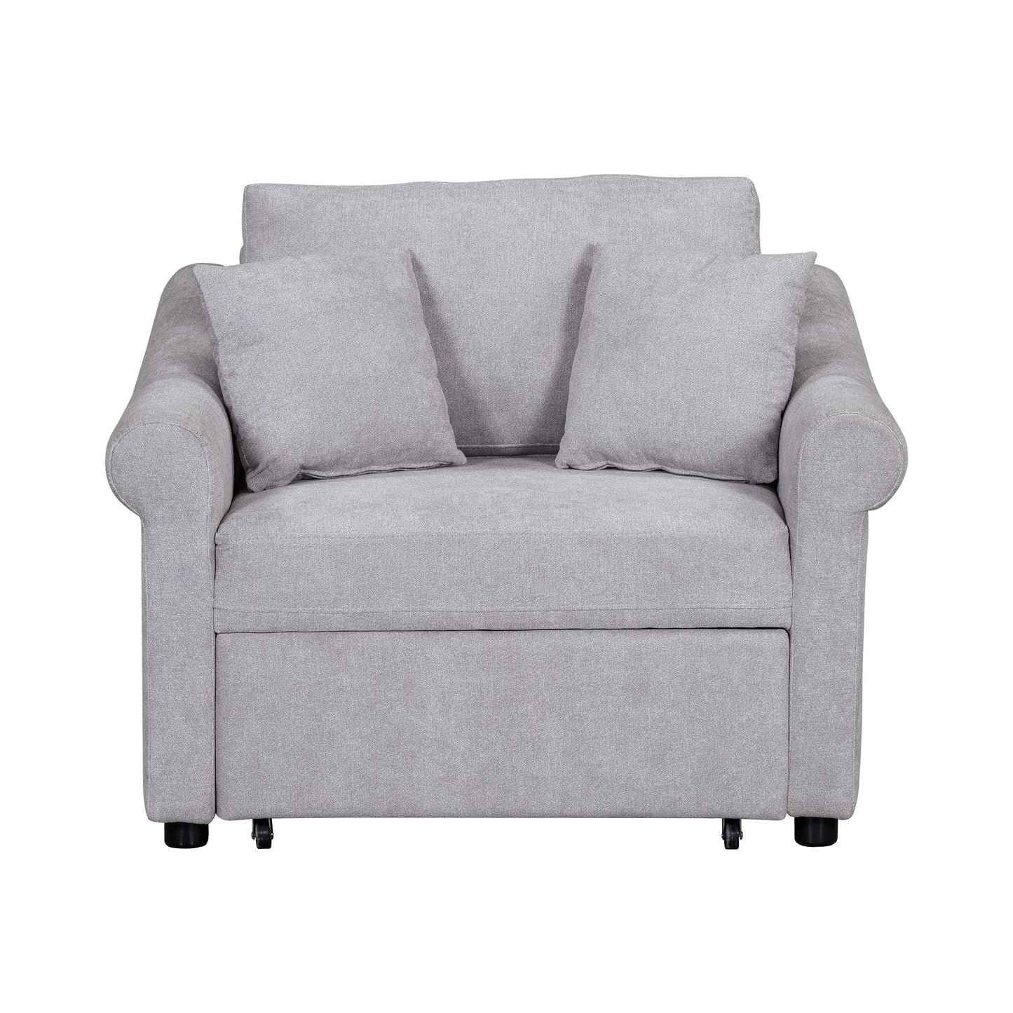 Convertible Sleeper Chair With Adjustable Backrest