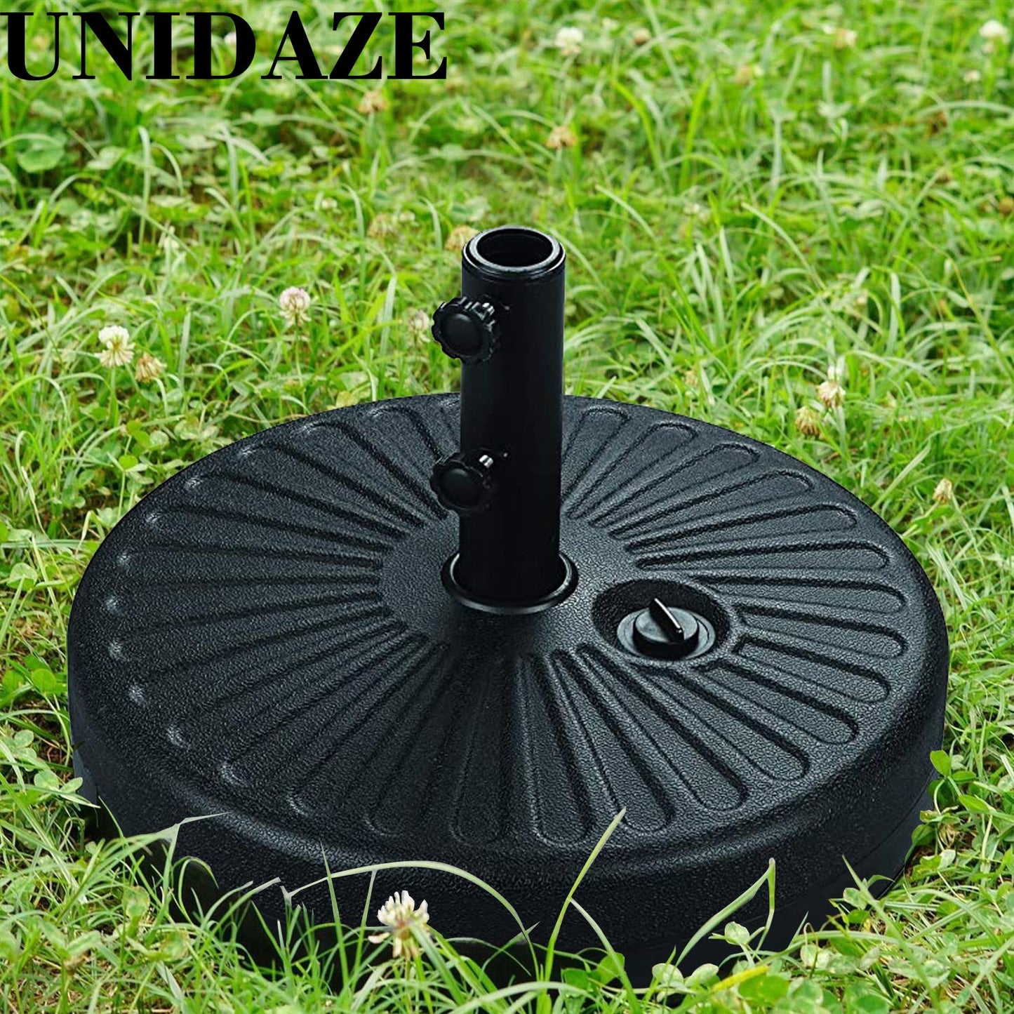 Ainfox Patio Umbrella Bases, Weighted, Heavy Duty, Water Filled