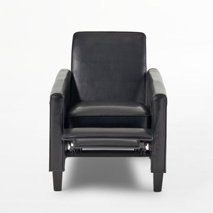 Upholstered Push Back Recliner Chair For Living Room