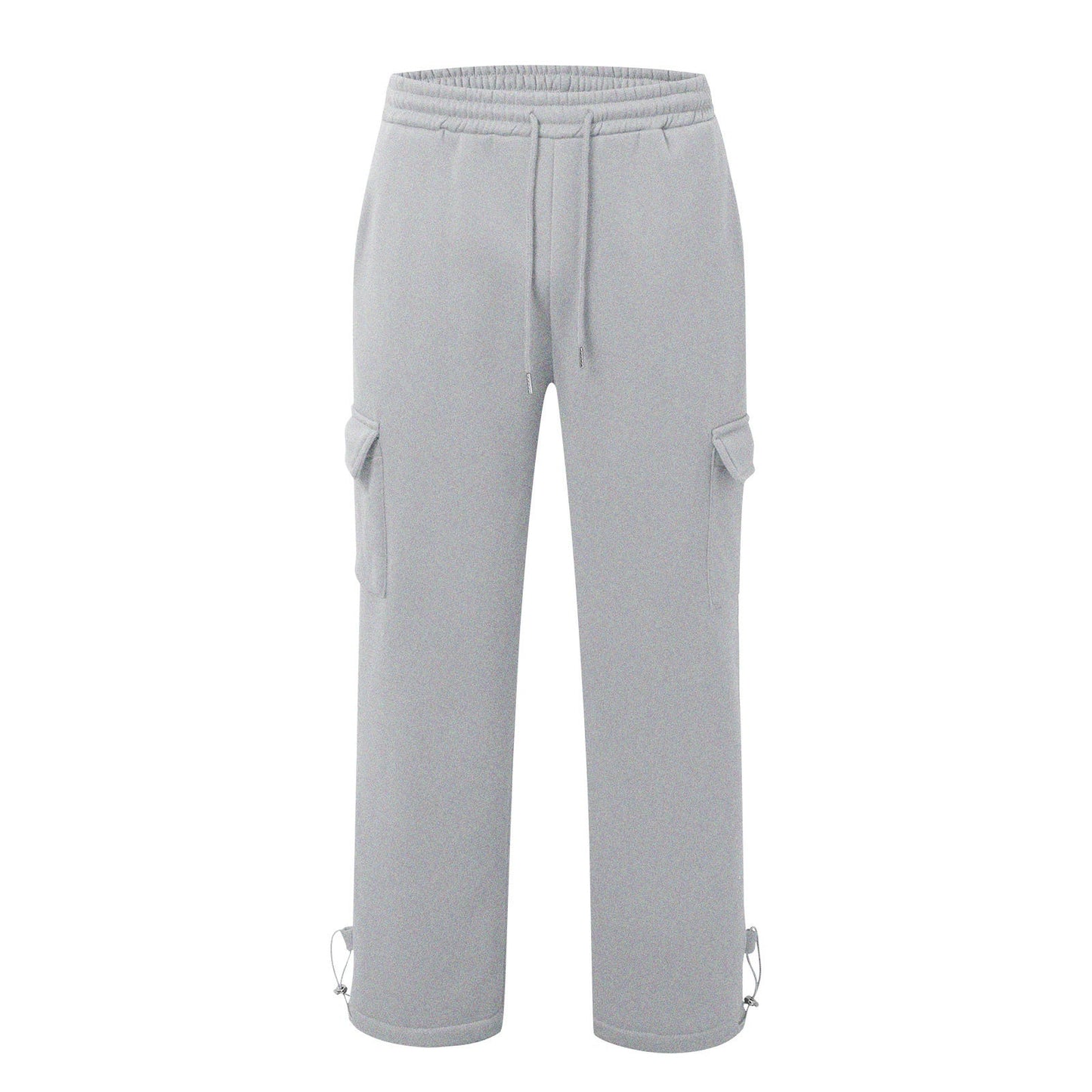 Ankle-Tightening Loose Sweatpants With Multiple Pockets And Drawstrings