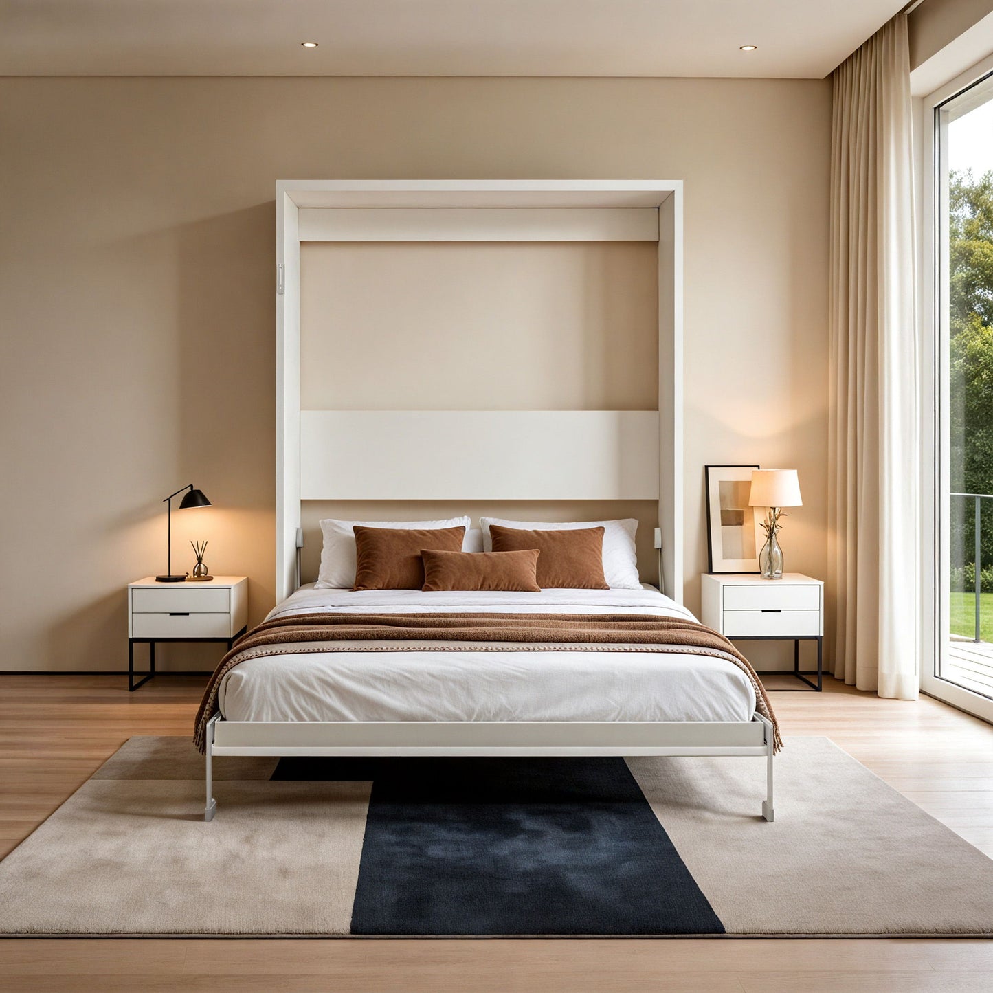 Folding Vertical Murphy Wall Bed