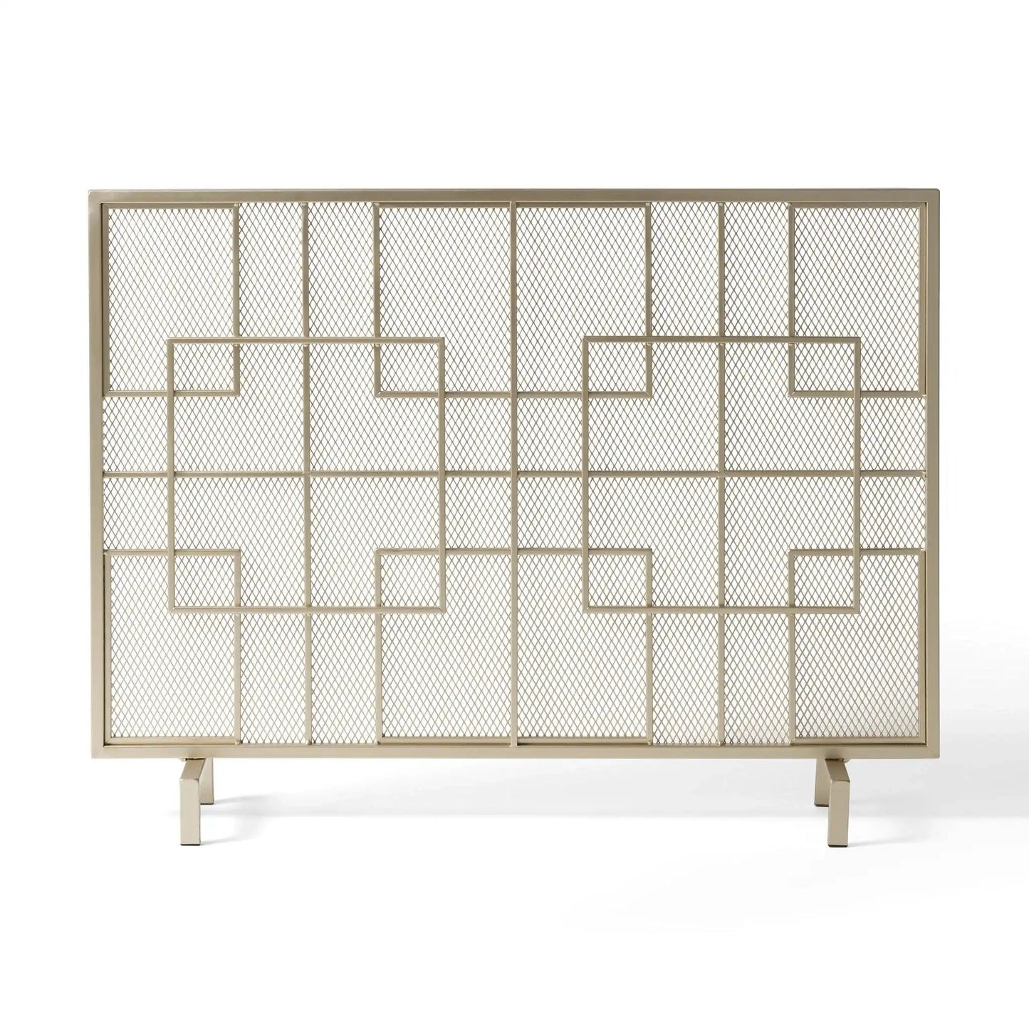 Dorothy Modern Single Panel Iron Fire Screen