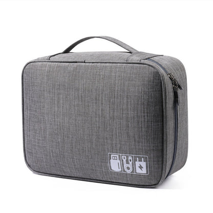 Data cable storage bag, large-capacity grid charger storage bag, mobile hard disk, earphone bag, travel portable waterproof digital bag.