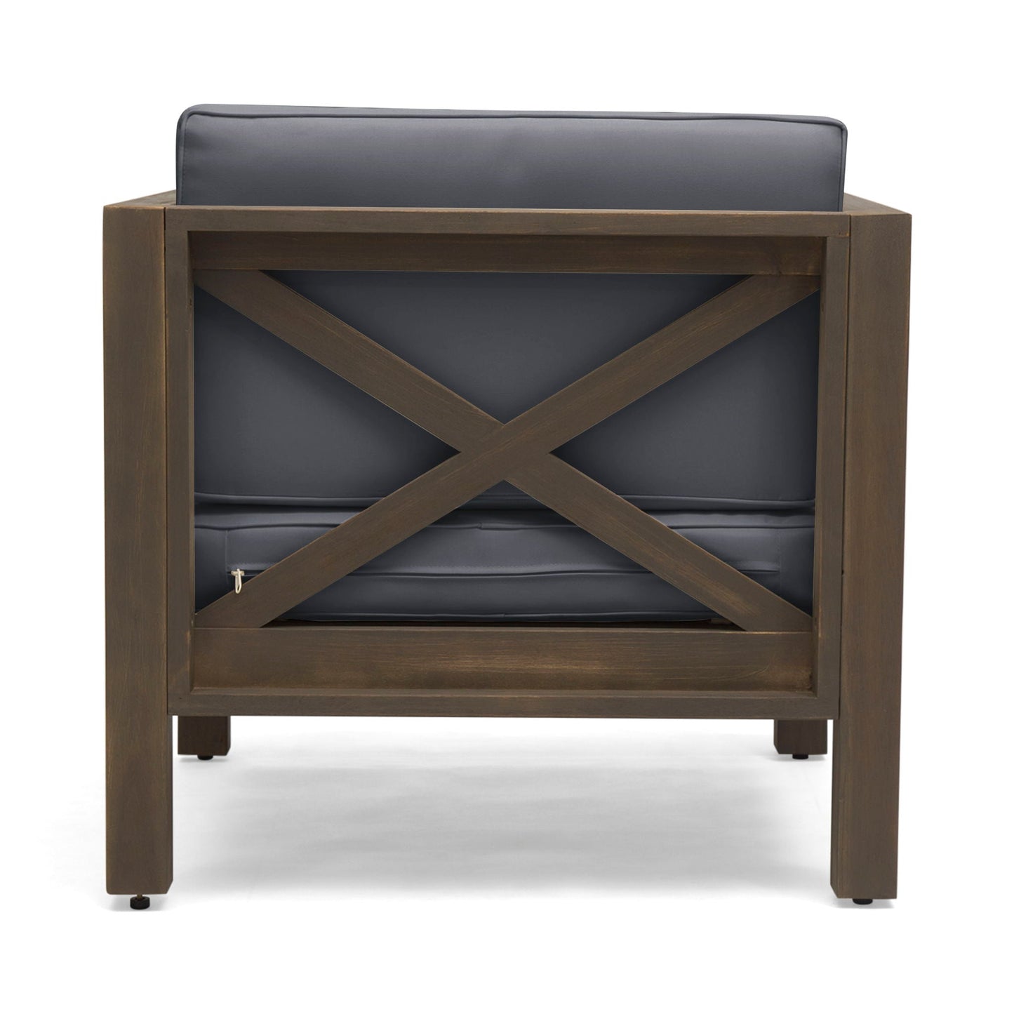 Brava Mid-Century Modern Club Chair with Water Resistant Cushions