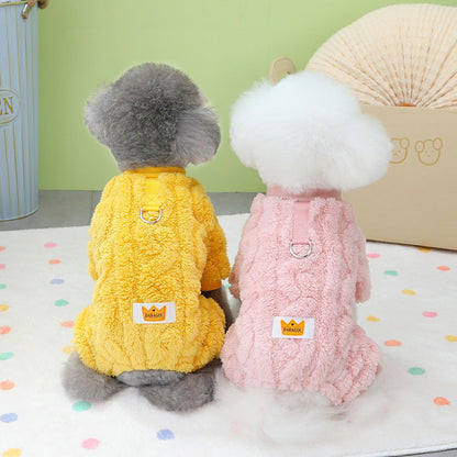 Dog Clothes Four-legged Fleece Arctic Twist Fleece