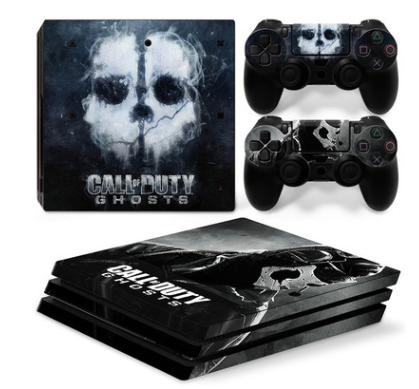 PS4 Pro Anti-Scrape Geometric Pattern Sticker | Durable Protection for Gaming Console
