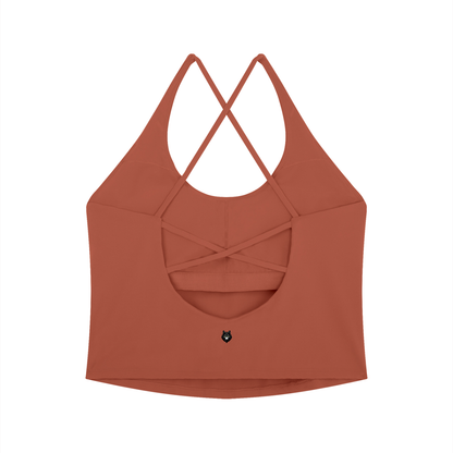 Loki & Ivy Women's Tight Halter Yoga Tank Top