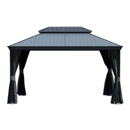 10'x14' Hardtop Gazebo with Resin Roof