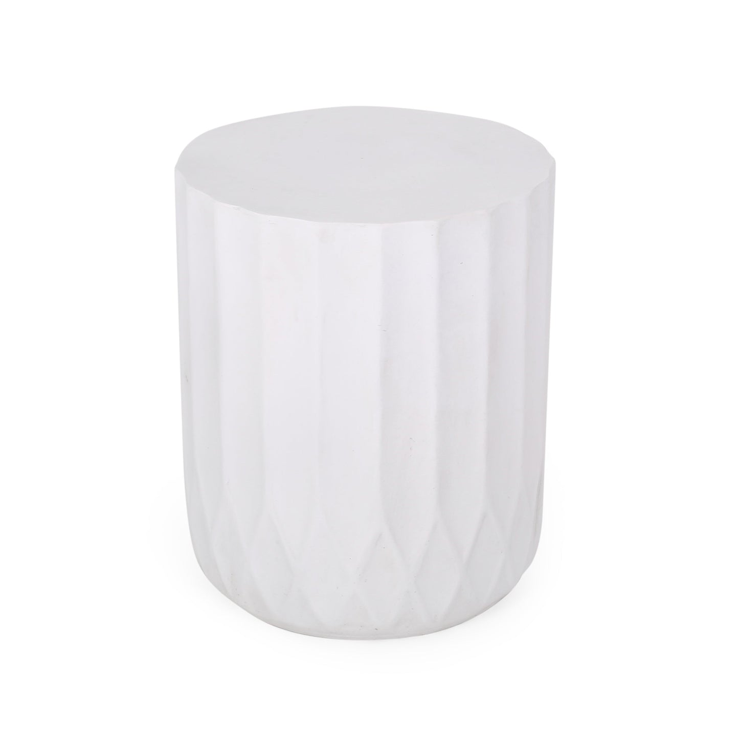 Round Outdoor Side Table, 15" W x 15" D End Table