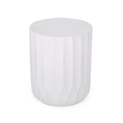 Round Outdoor Side Table, 15" W x 15" D End Table