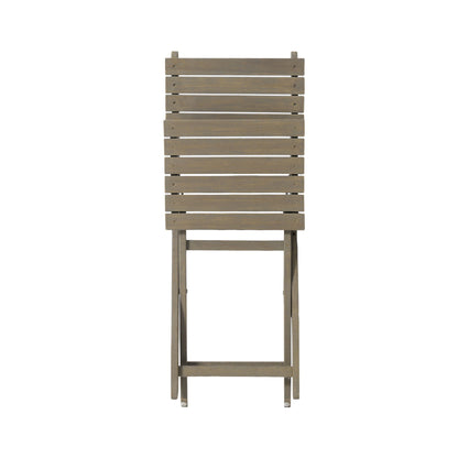 Positano - 4 Piece Foldable Chair Set in Gray