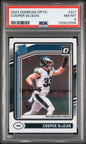 Graded 2024 Panini Donruss Optic Cooper Dejean #221 Rookie RC Football Card PSA 8 Near Mint