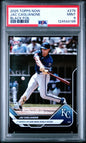 Graded 2025 Topps Now Jac Caglianone #275 Black Foil /10 Rookie RC Baseball Card PSA 9 Mint
