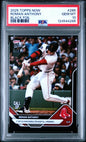 Graded 2025 Topps Now Roman Anthony #285 Black Foil /10 Rookie RC Baseball Card PSA 10 Gem Mint