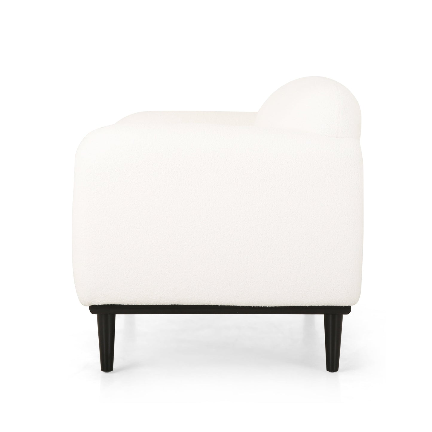 Bouclé Fabric Loveseat Sofa - 50 Inch