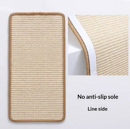 Wear-resistant Sisal Cat Scratcher Bed, Anti-shedding & Furniture Protection