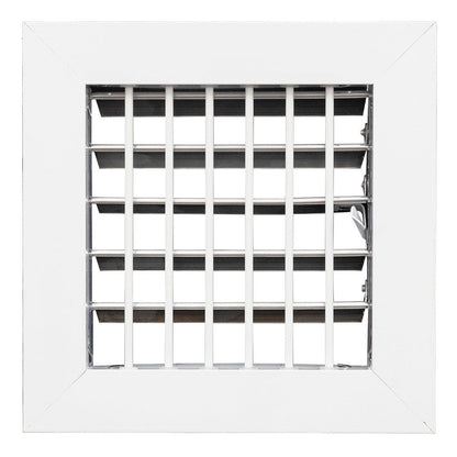AC Register Vent Cover 6X6 inch - Adjustable Aluminum Grille