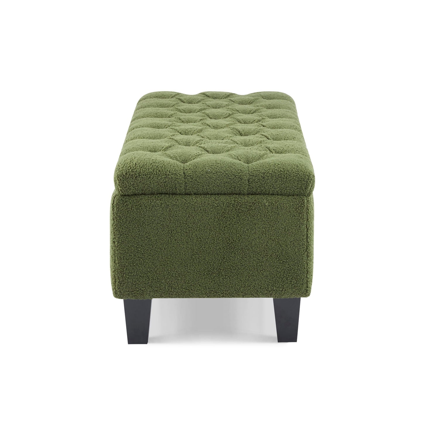 Ottoman Bench & Storage - Green
