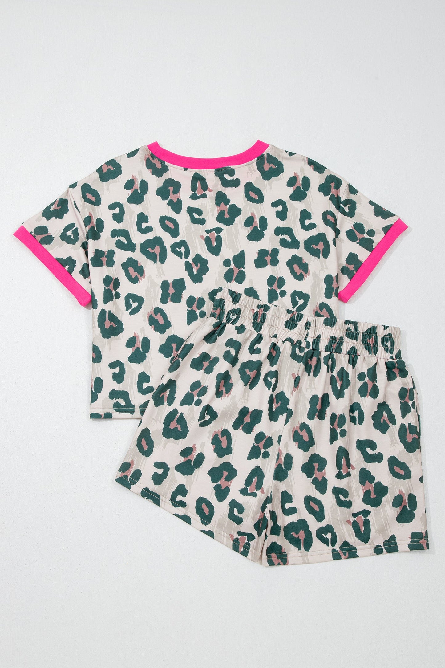 Arleth Print Contrast Trim Top
