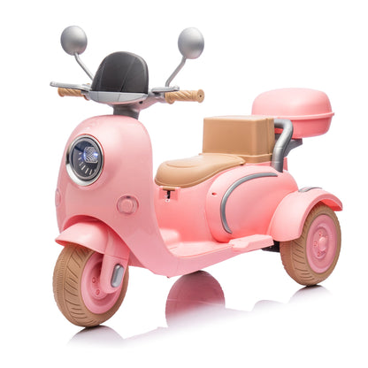 12V Two Motors Kids Ride On Two-Seater Electric Motorcycle