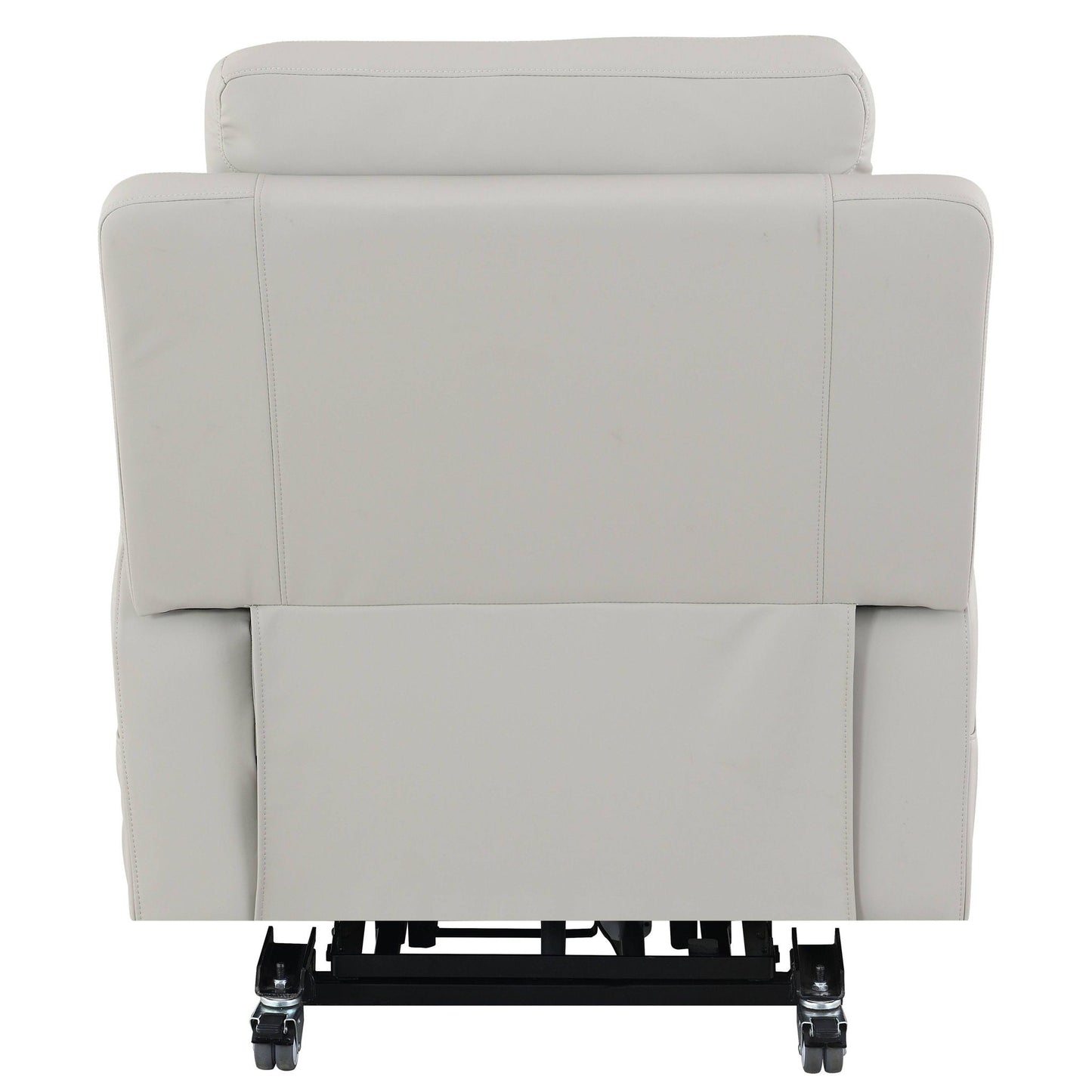 Marsha - Power Recliner With Lift & Massage - Light Gray