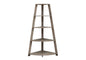 4-Tier Corner Bookshelf, Modern & Contemporary Style