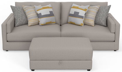 Trevor - Extra Deep Oversized Sofa With Included Storage Cocktail Ottoman