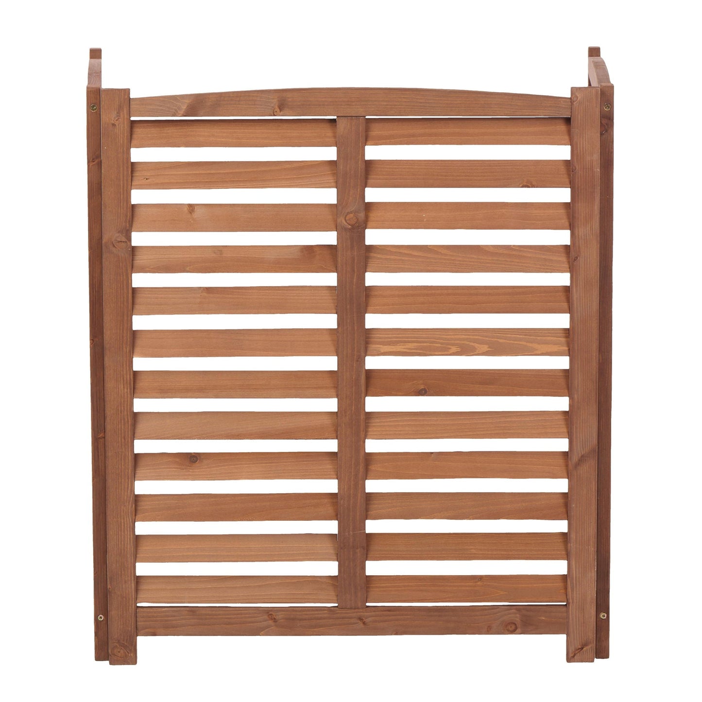 3 Panel Outdoor Wooden Air Conditioner Fence
