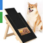 Adjustable Height Dog Scratcher Wooden Pull-out Nail Scraper