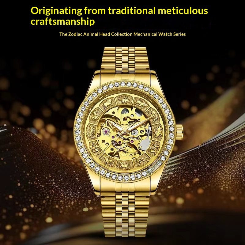 Waterproof Mens Business Automatic Mechanical Watch