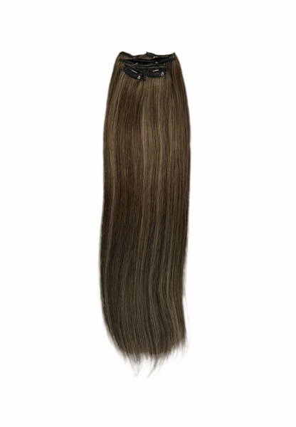 VIP Clip Extensions / Silky Straight 18" (140 g) - ClipeX System