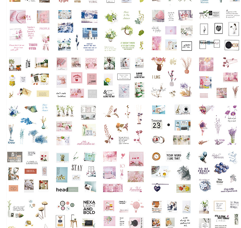 Gift box set sticker