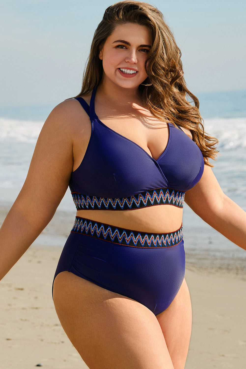 Eileen Knot High Waisted PLUS Bikini