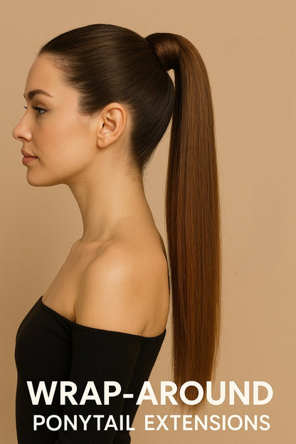 VIP Ponytail Silky 18" 100% Human Hair Extension